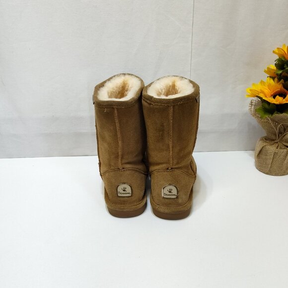 Bearpaw Suede Upper Sheepskin Wool Lining 608W-Emma Short US 8 Boots TPR Outsole - Picture 6 of 9